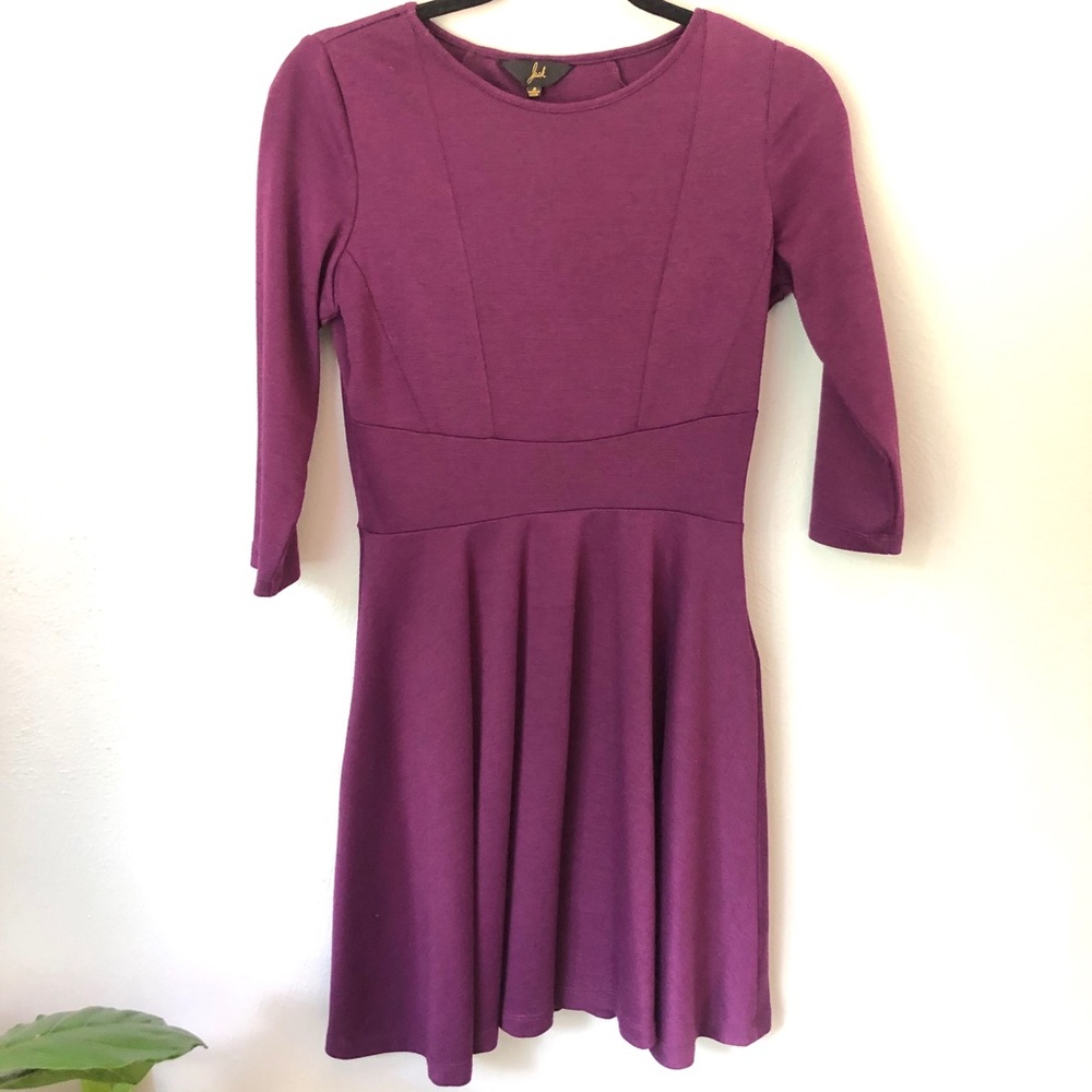 Purple Jack by BB Dakota dress with cut-out back